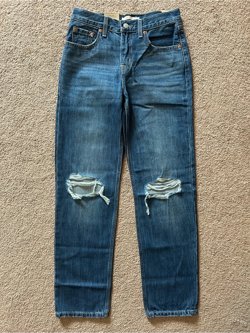 Levi’s low pro straight jeans